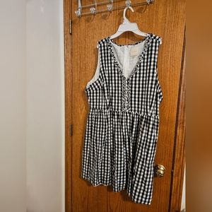 Gingham Ruffle Dress